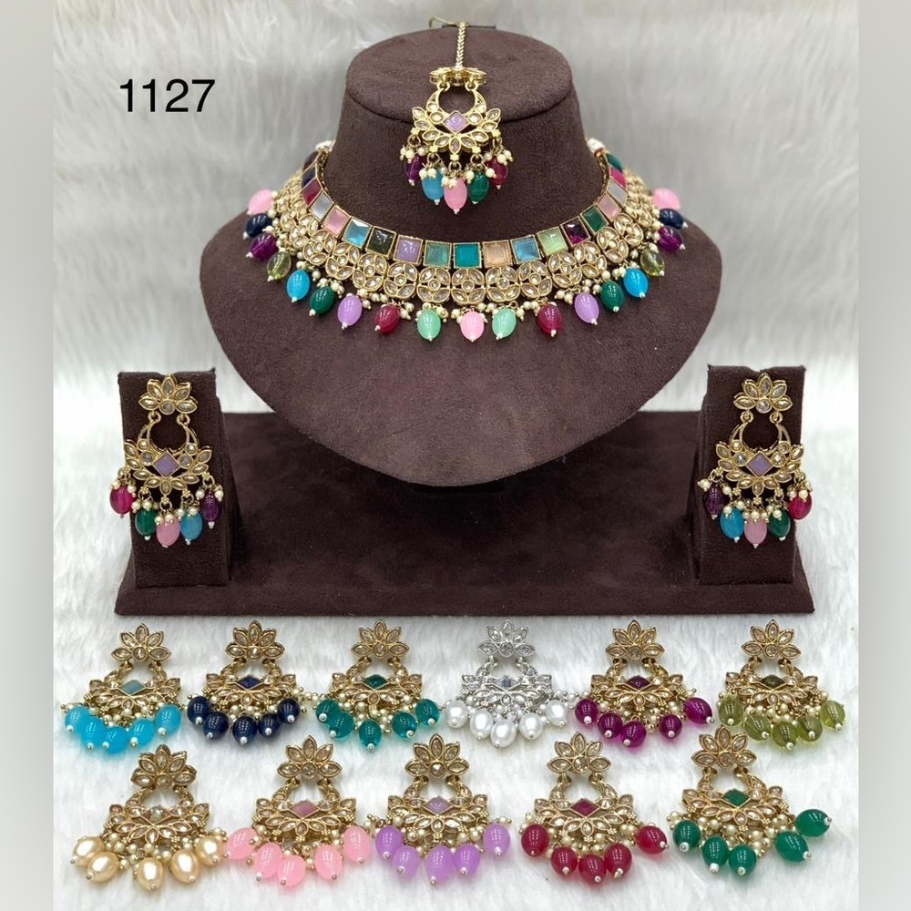 Necklace with earings